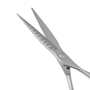 Tijeras de Peluquería Profesionales de Primera Calidad, Diseño Elegante para Diestros, Mango Mediano, Hoja Afilada de Acero Inoxidable para Salón - Product Image 4