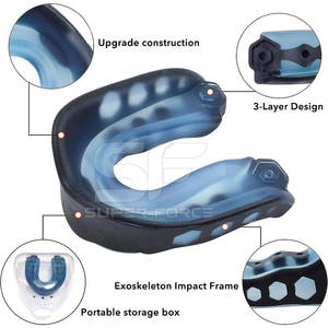 EVA ฟันกันปากสำหรับชกมวยต่อสู้คาราเต้และเทควันโดแบบมืออาชีพ - Product Image 3