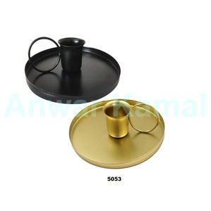 เชิงเทียนเหล็ก2ชิ้นสำหรับตกแต่งโต๊ะเชิงเทียนเชิงเทียนเชิงเทียนสำหรับตกแต่งห้องรับประทานอาหาร - Product Image 1