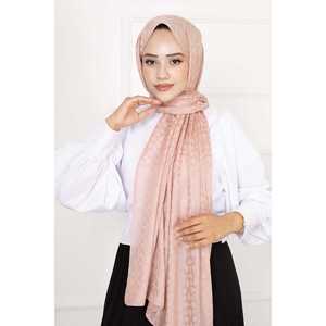Pañuelo Hijab con Estampado Rosa Polvo de Fendi, Velo y Máscara de Protección Solar - Product Image 1