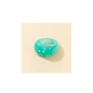 <b>Epoxy</b> <b>Resin</b> Finger Ring Blue Color Wholesale Exporter Best <b>Price</b> Classic Style <b>Resin</b> Finger Ring Customize Color Hot Selling - Product Image 6