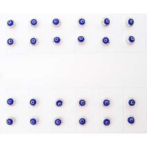 Diámetro del pendiente de ojo malvado: 0,60 cm - Product Image 3