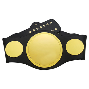 Fabricant de ceintures professionnelles personnalisées ceintures de championnat d'arts martiaux de boxe de lutte en cuir et métal robuste - Product Image 1