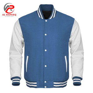 Vêtements de rue brodés sur mesure en polaire et en cuir écusson coloré à manches longues en chenille Letterman Varsity - Product Image 5