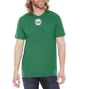 เสื้อยืดคอกลม Bella Canvas Custom Apparel Jersey แขนสั้น ทรงพอดีตัว ผ้าฝ้าย เสื้อยืดแขนสั้น Tri-Blend - Product Image 1