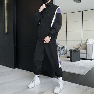 Conjunto de camiseta y pantalón corto de dos piezas para hombre, chándal personalizado, chándales lisos - Product Image 2