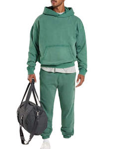 Pullover oversize délavé à l'acide pour hommes, survêtement lourd de meilleure qualité pour hommes, prix de gros - Product Image 1