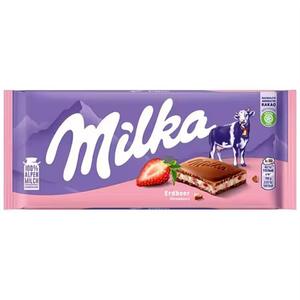 Chocolat Milka original abordable et bon marché de 100 g à 300 g à vendre, chocolat Milka de 100 g - Toutes les saveurs. Texte arabe. Meilleurs prix - Product Image 6