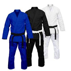 Ligero 350GSM BJJ Gi logotipo personalizado Jiu Jitsu Kimono uniforme OEM fábrica traje de entrenamiento transpirable duradero - Product Image 1