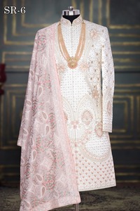 Concepteur Sherwani pour Hommes Boutique Pièce Sherwani Dernières Mens Sherwani Ensembles Indien Traditionnel De Mariage Usure - Product Image 3