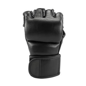 Gants de MMA à doigts ouverts, vente en gros, très demandés |   Gants de combat en cuir et en cuir PU |   Taille personnalisée unisexe - Product Image 2