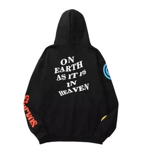 Sudadera con Capucha Negra con Estampado de Anime para Hombre y Mujer, Unisex, Informal, de Manga Larga, Cálida, de Forro Polar, Estilo Urbano - Product Image 2