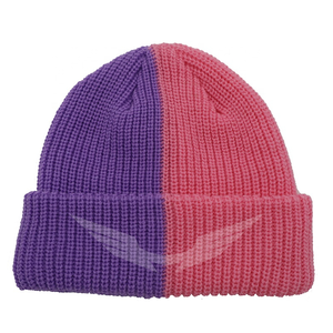 2024 nouveauté à la mode de haute qualité 100% laine et acrylique Plaid brodé bonnet chapeau Logo personnalisé accessoire d'hiver - Product Image 6