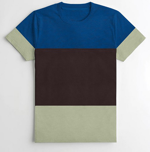 Alta calidad 100% algodón 180 GSM Unisex Color sólido Casual manga corta Camiseta Logo frontal hombres y mujeres venta al por mayor BD proveedor - Product Image 3