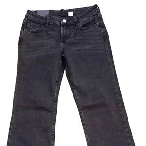 Pantalones Vaqueros de Mezclilla Tejida Casual para Mujer, de Alta Calidad, Corte Recto Medio, Cómodos, Impermeables, Ecológicos, Transpirables, Lavados - Product Image 1