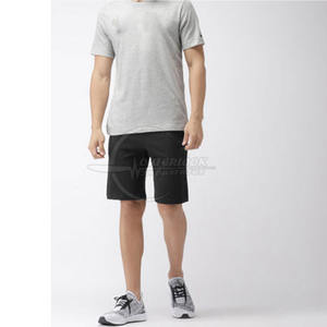 Pantalones cortos vaqueros de algodón para hombre con logotipo personalizado al por mayor, ropa informal de patrón sólido de talla grande con logotipo personalizado - Product Image 4