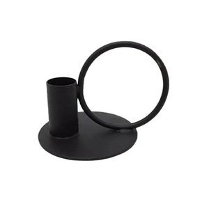 Bougeoir de Noël en fer artisanal au design vintage, dessus de table, cadeau décoratif pour mariage, Pâques, décor à la maison, dessus de table - Product Image 1