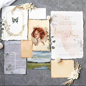 Handmade A4 Sheets Eco-Friendly Natural Fiber Sustainable Office Art Craft Stationery <b>Paper</b> for Gift Use Paperboard Printing - Product Image 1