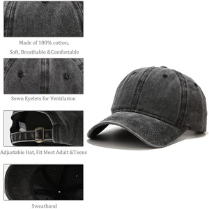 Camionneur personnalisé Design élégant décontracté Logo personnalisé 100% coton 6 panneaux Casquette de sublimation Applique de haute qualité Patch brodé - Product Image 3