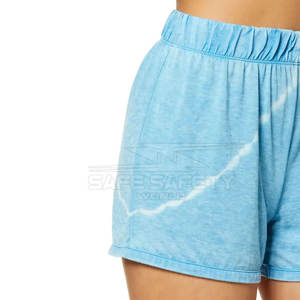 Vente en gros de vêtements de haute qualité pour femmes ensemble d'été en coton 2 pièces chemises et shorts à vendre - Product Image 4
