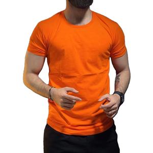 100% algodón liso camiseta de gran tamaño peso pesado con estampado de logotipo personalizado para hombres tela de punto sólido - Product Image 1