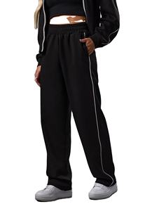 Nouveaux survêtements respirants pour femmes 2025 coton 100% poids lourd 500GSM sweats à capuche zippés avec ensemble de pantalons surdimensionnés - Product Image 5