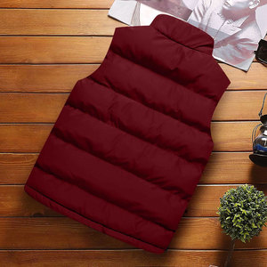 Chaqueta Bomber de Invierno para Hombre, Cálida, Reversible, Impermeable, con Capucha, Cuello Alto, Relleno de Poliéster/Algodón, Talla Grande, con Cierre - Product Image 3