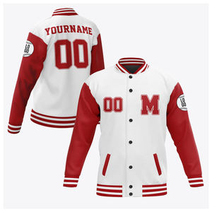 Veste universitaire personnalisée mélange de laine de haute qualité imperméable et respirant manches en cuir de grande taille placement de logo personnalisé pour - Product Image 1