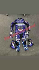 Combinaison de course en cuir respirante personnalisée pour moto, haut de gamme, coupe-vent, imperméable, vêtements de course automobile imprimés - Product Image 2