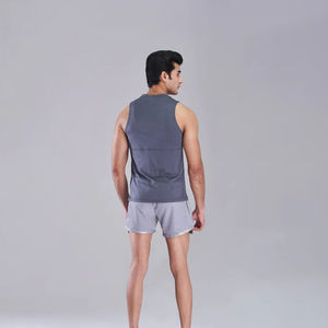 เสื้อกล้ามผู้ชาย ผ้าฝ้าย 100% สำหรับออกกำลังกาย ฟิตเนส วิ่ง เล่นกีฬา สไตล์ลำลอง รับผลิตตามสั่ง ขายส่ง - Product Image 2