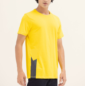 Hombres de alta calidad de manga estrecha lavado ácido streetwear ropa personalizada impresión fabricación verano camiseta - Product Image 4