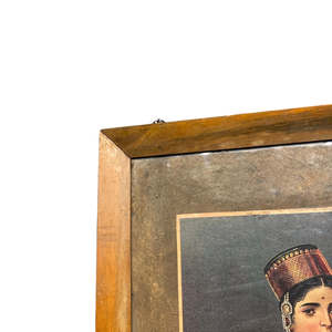 Vintage Cultural Art Print Traditional Design Style Portrait <b>Pattern</b> on <b>Paper</b> - Product Image 4