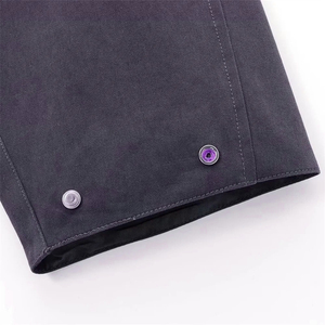 <b>men</b>’s <b>Corduroy</b> <b>Jacket</b> Loose Fit Autumn Winter Long Sleeve Solid Color Top with Pockets and Zipper Closure <b>Men's</b> <b>Jackets</b> - Product Image 5