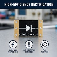 Module de diode XL74610 : Carte de simulation de contrôleur de diode intelligent avec puce LM74610 et protection contre l'inversion de polarité