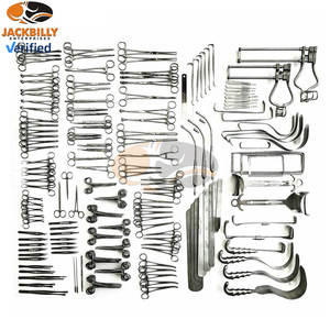 Juego de Laparotomía Manual de Calidad Premium, 197 Piezas, Instrumentos Quirúrgicos de Acero Inoxidable, Certificado CE, Cirugía General, Ginecología - Product Image 3