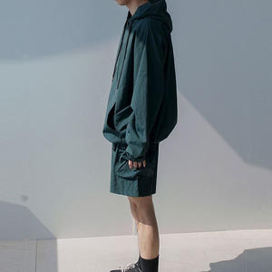 เสื้อแจ็กเก็ตกันลมมีซิปสำหรับผู้ชายเสื้อกันลมผ้าไนลอนโพลีเอสเตอร์ชุดวอร์มกันลมและชุดสั้นออกแบบได้ตามต้องการ - Product Image 6