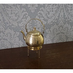 Tetera de Metal Hecha a Mano Antigua, Tetera de Latón de Alta Calidad con Acabado de Plata, Tetera de Lujo para Cocina - Product Image 6