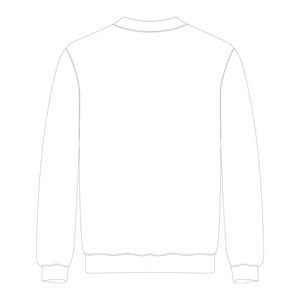 Concienciación sobre el autismo Chenille bordado blanco cuello redondo pulóver sudadera Unisex algodón polar apoyo autismo diseño de rompecabezas - Product Image 3