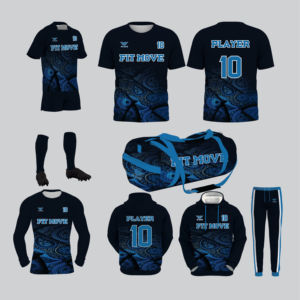 Ensemble d'uniformes de rugby de vêtements de sport de bonne qualité, uniforme de rugby teint en polyester 100% respirant à bon prix, service OEM - Product Image 1