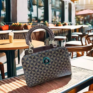 Bolsos de Hombro de Cuero Genuino Vintage para Mujer, Populares, con Cadenas Multicolores, Elegantes, Grandes, Impermeables, con Cierre de Cremallera, para Uso Casual - Product Image 2