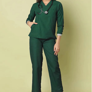 Uniformes Médicos Elásticos para Mujer, Conjuntos de Uniformes para Personal de Farmacia, Blusas Médicas - Product Image 1