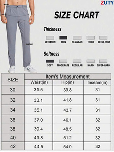 Pantalones deportivos de golf para hombre, proveedor de Vietnam, tela ligera y transpirable, elásticos, de secado rápido para actividades al aire libre - Product Image 5