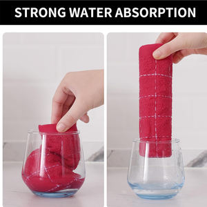 Juego de toallas de cocina personalizadas de 100% algodón, paño de limpieza de manos de cocina impreso personalizado, precio para uso doméstico - Product Image 3