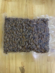 Pupae de gusano de seda seco 100% Pupae de gusano de seda seco Premium Delicious 52% 4 LB Pupae de gusano de seda seco para la venta Ángulo de fabricantes - Product Image 2