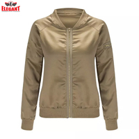 Blouson bomber épais pour femme, logo personnalisé, respirant, couleur personnalisée, élégant, sportif