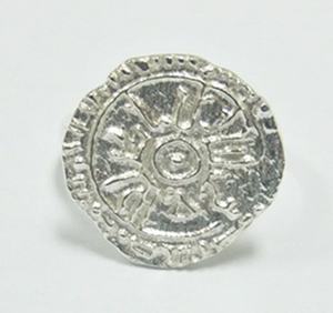 แหวนเหรียญโบราณเงิน 925 รอบออกแบบโรงงานขายส่งเครื่องประดับในประเทศไทย - Product Image 1