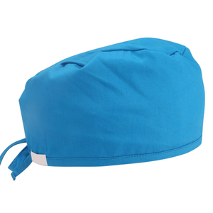 Bonnets médicaux ajustables à nouer à l'arrière, couvre-chefs chirurgicaux confortables et durables en tissu, options de logo personnalisé pour les hôpitaux et les cliniques - Product Image 2