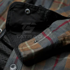 Camisa de Franela de Manga Larga para Hombre, 100% Algodón, Transpirable, Ligera, con Botones, Diseño Sólido, MOQ Bajo, Venta al Por Mayor - Product Image 4