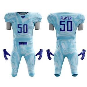 Jersey transpirable personalizado para hombres y jóvenes uniforme de fútbol americano de secado rápido y conjunto de Pakistán - Product Image 1