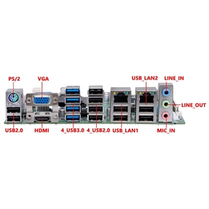 เมนบอร์ด QM3200 Mini ITX ชิปเซ็ต <span class=keywords><strong>Intel</strong></span> <span class=keywords><strong>H310</strong></span> รองรับซีพียู <span class=keywords><strong>Intel</strong></span> Core I7/i5/i3 รุ่นที่ 6-9 ซ็อกเก็ต LGA1151 พอร์ต LAN คู่ สำหรับคอมพิวเตอร์อุตสาหกรรม - Product Image 2